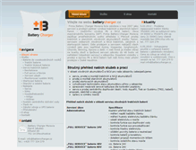 Tablet Screenshot of batterycharger.cz